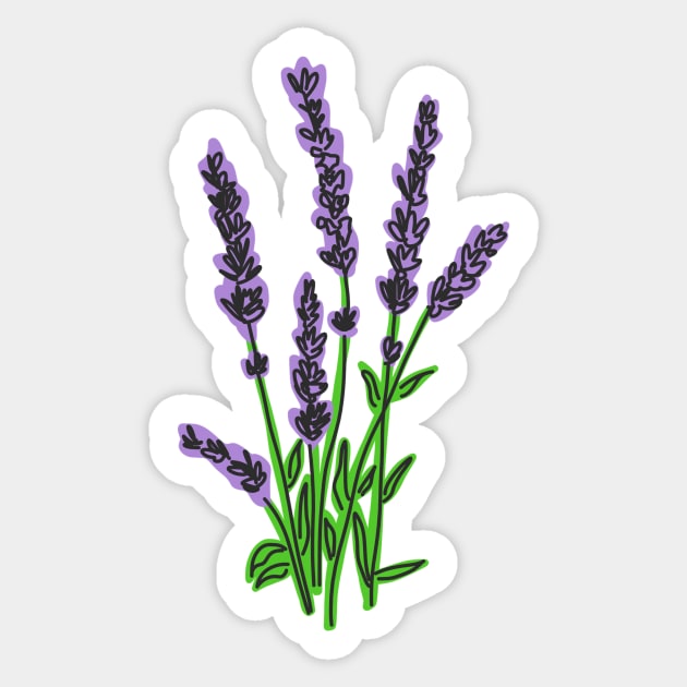 Lavender Sticker by panco